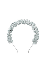Satin Tied Headband - Light Silver - PROJECT 6, modest fashion