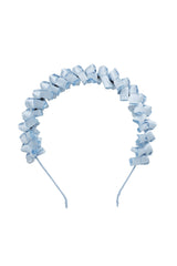 Satin Tied Headband - Slate Blue - PROJECT 6, modest fashion