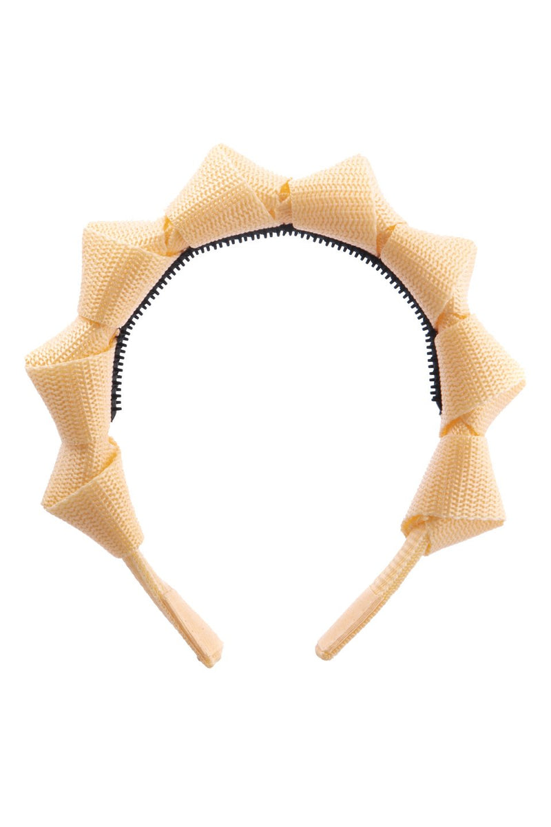 Skater Girl Headband - Cream Yellow - PROJECT 6, modest fashion