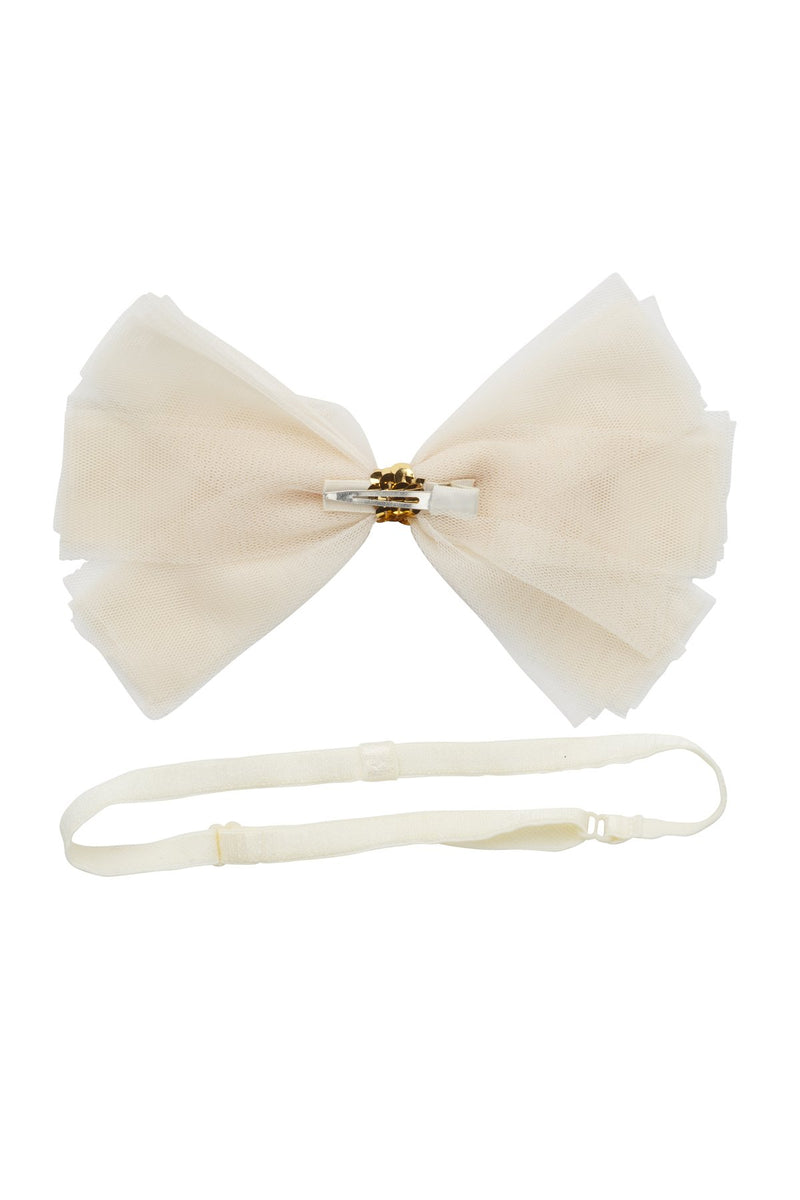 Soft Tulle Strips CLIP + WRAP - Ivory - PROJECT 6, modest fashion