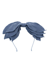 Spring Petals Headband - Smoke Blue