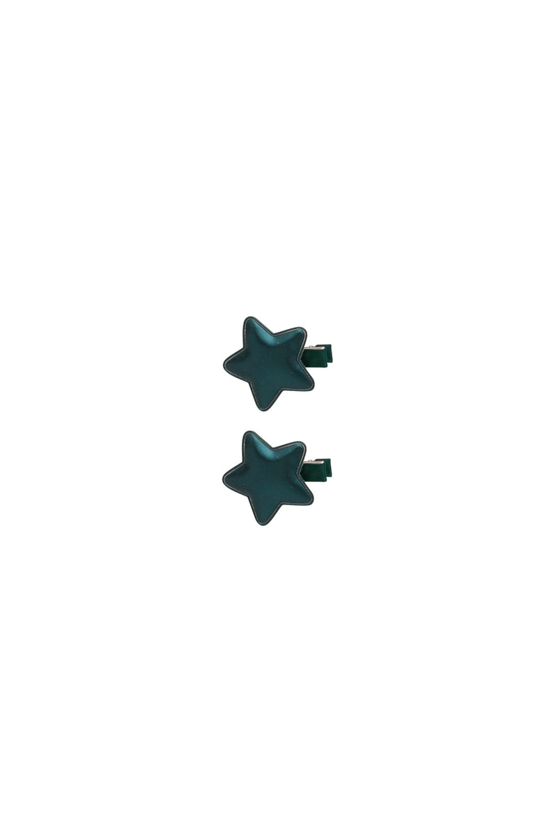 Star Clip Set of 2 - Hunter Green