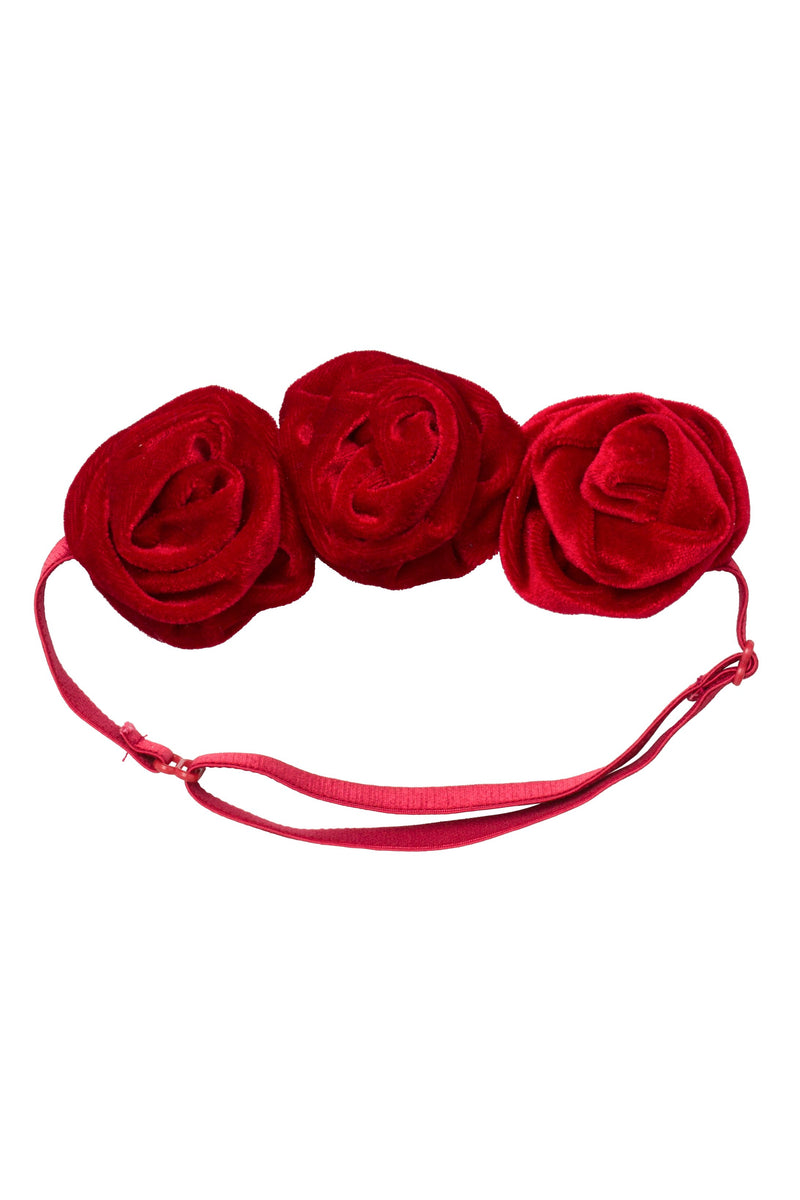 Triple Rose Garden Wrap - Red Velvet - PROJECT 6, modest fashion