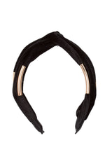 Tubular Headband - Black Velvet - PROJECT 6, modest fashion