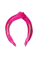 Tubular Headband - Hot Pink Velvet - PROJECT 6, modest fashion