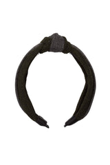 Knot Herringbone Headband - Olive/Grey - PROJECT 6, modest fashion