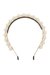 Uneven Marbles Headband - Ivory