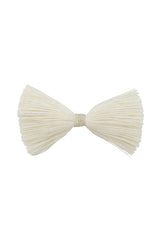 Waterfall Fringe Bow Clip - Ivory