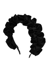 Wave Taffeta Headband - Black