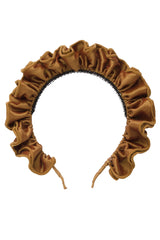 Wave Taffeta Headband - Gold