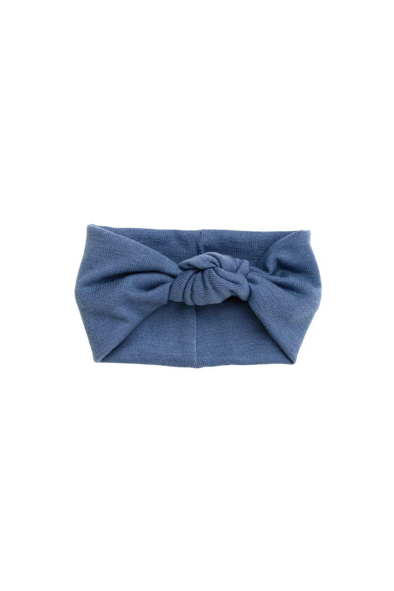 Knot Wrap - Antique Blue Wool - PROJECT 6, modest fashion