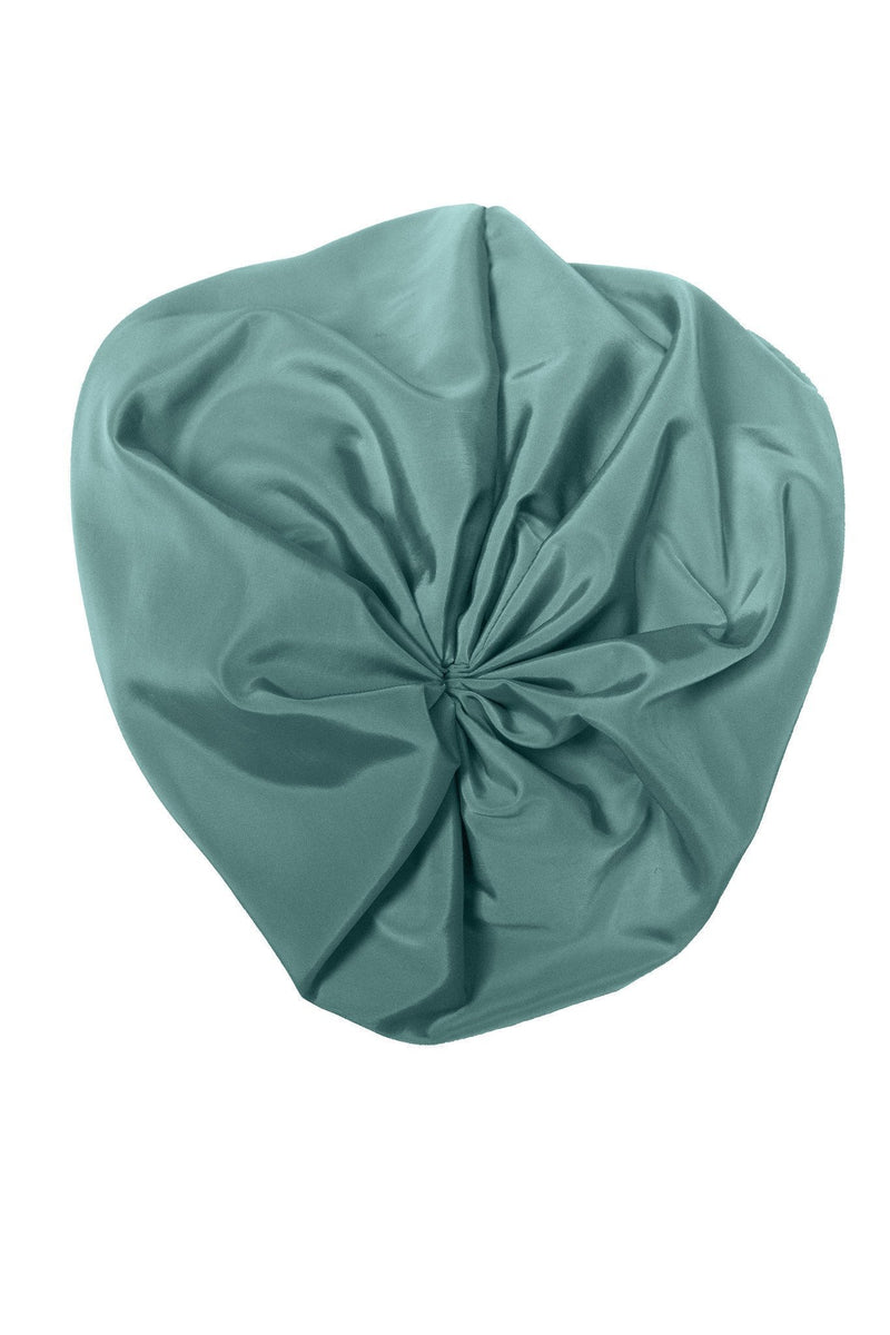 Petit Hat - Turquoise Taffeta - PROJECT 6, modest fashion